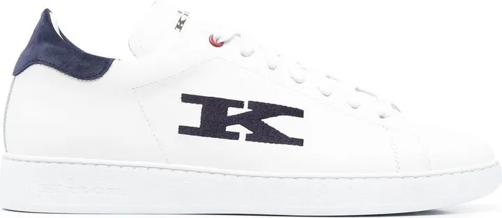 Logo-Embroidered Low-Top Sneakers