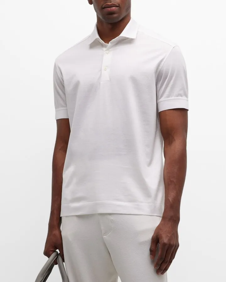 Men's Cotton Pique Polo Shirt
