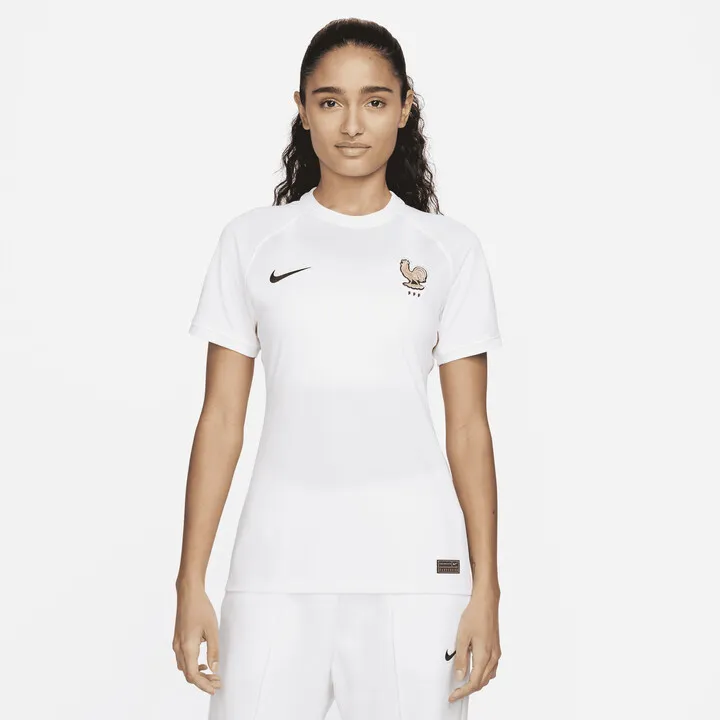 FFF 2022 Stadium Away Nike Women's Dri-FIT Soccer Jersey in White