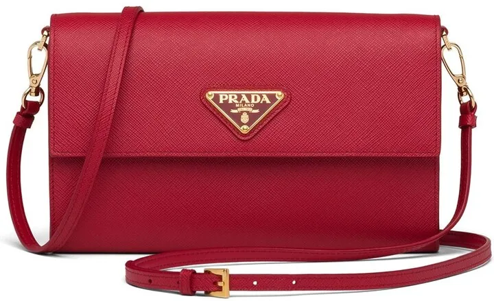 logo-patch Saffiano mini bag