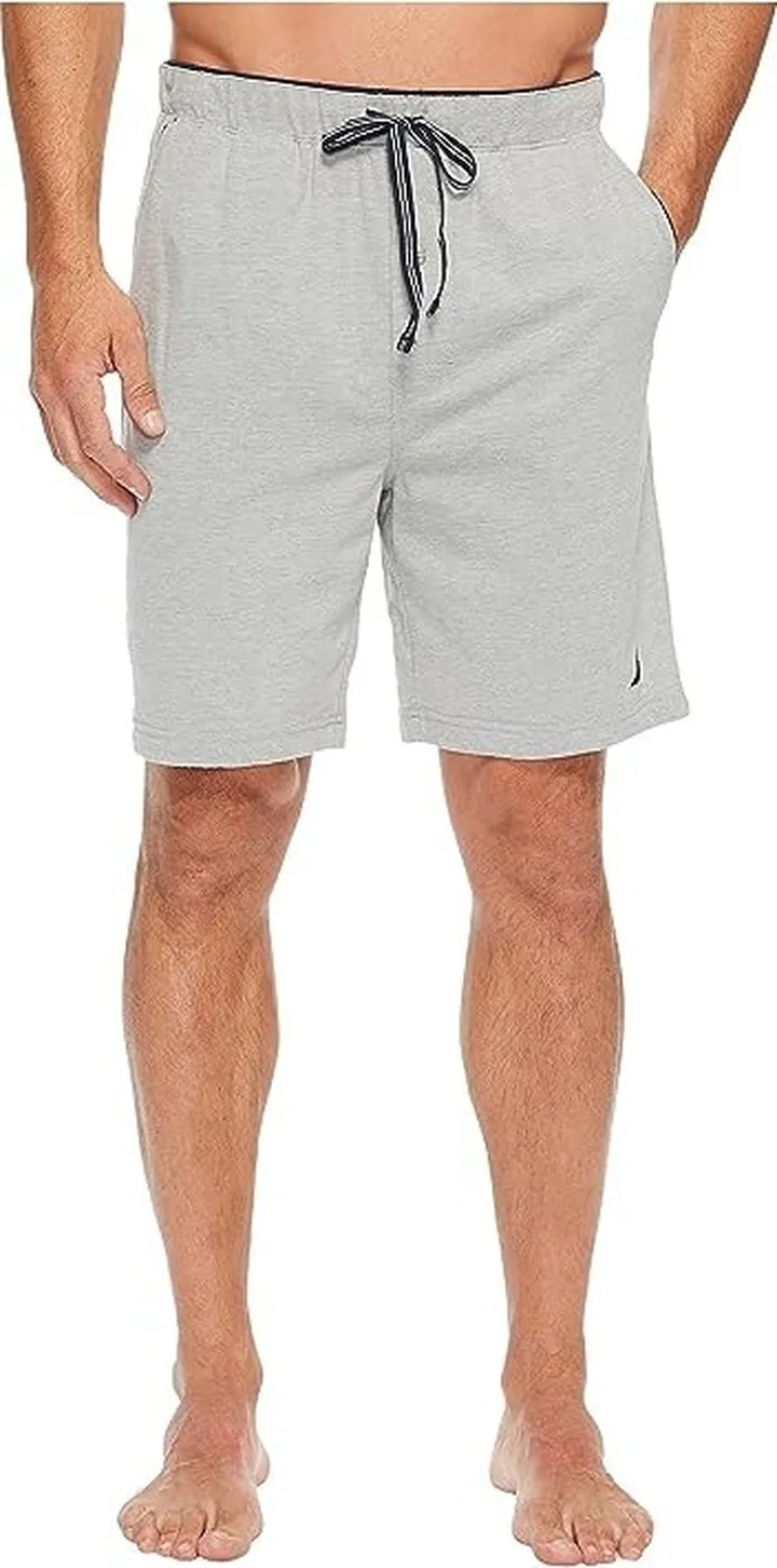 Nautica Knit Sleep Shorts (Grey Heather) Men's Pajama