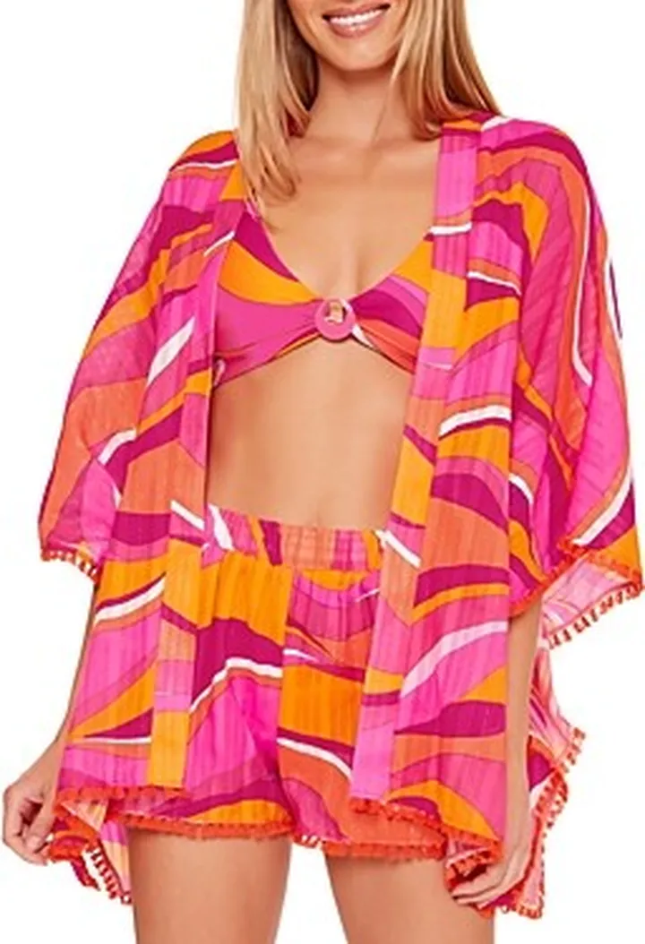 Trina Turk Vivid Vista Fringe Tunic