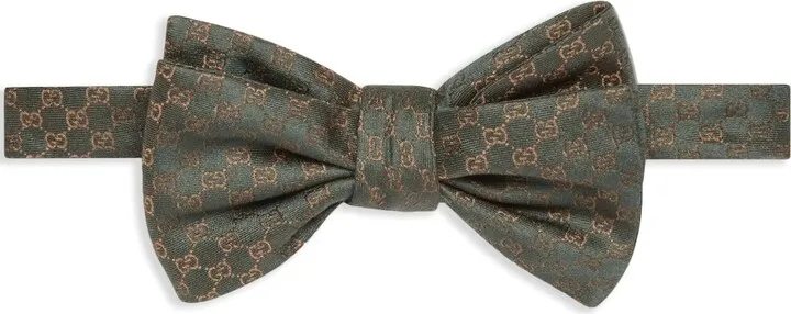 GG silk bow tie