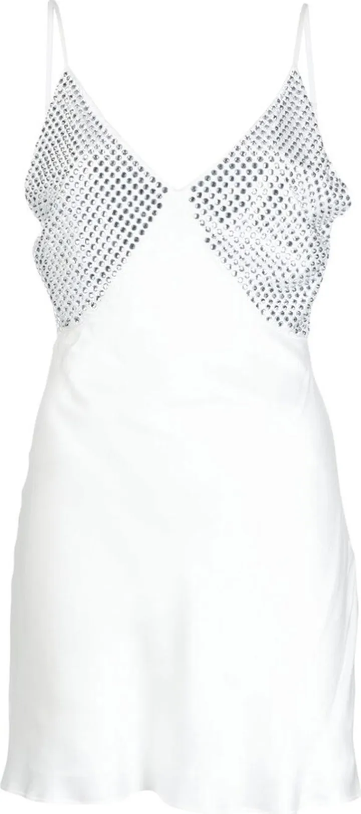Moody stud-embellished slip dress