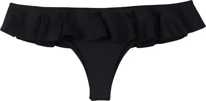 Ruffled-Detail Bikini Bottoms