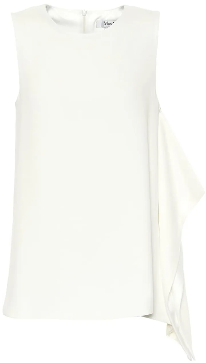 Caldeo asymmetric crepe top