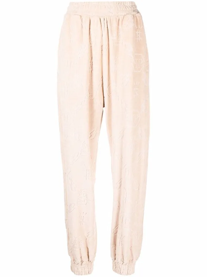 Monogram Elasticated-Waist Joggers