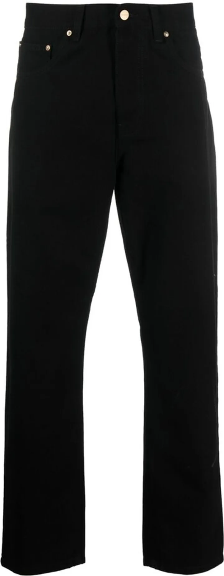Logo-Patch Tapered Jeans