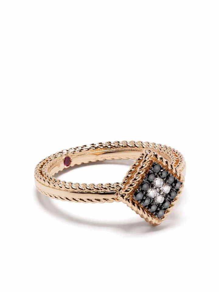 18kt rose gold Palazzo Ducale diamond ring