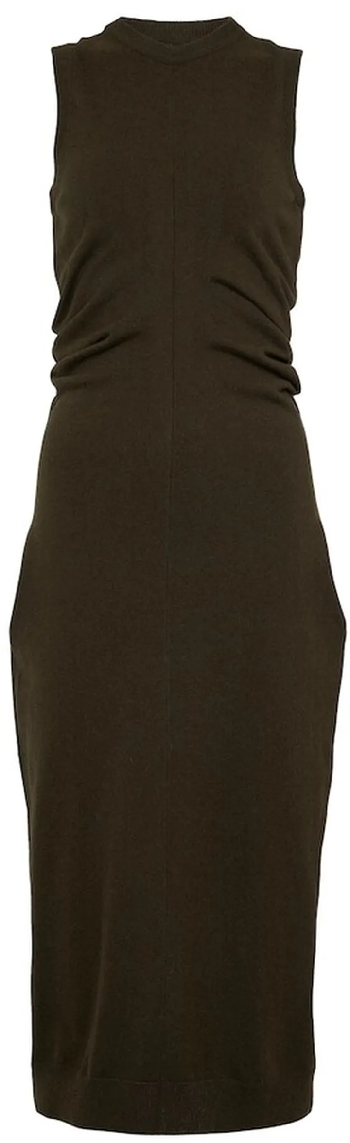 Cashmere and cotton midi dress