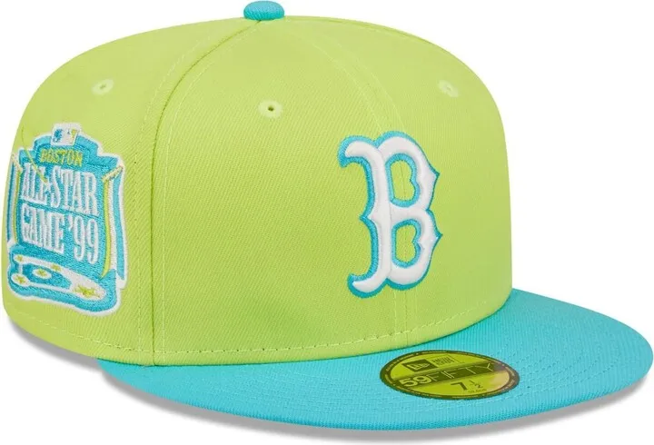 Men's New Era Green Boston Red Sox 1999 Mlb All-Star Game Cyber Vice 59FIFTY Fitted Hat