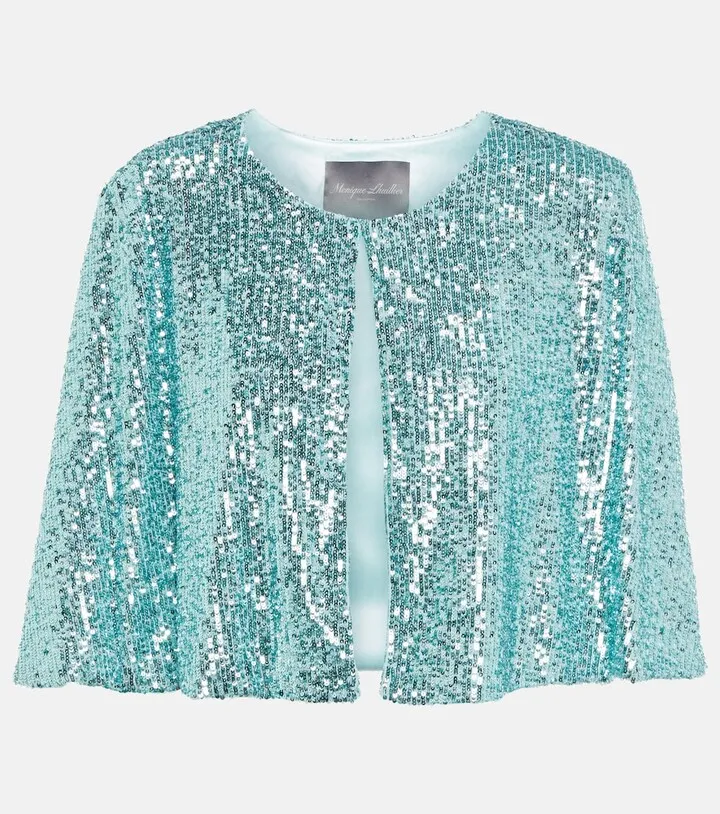 Sequined cape