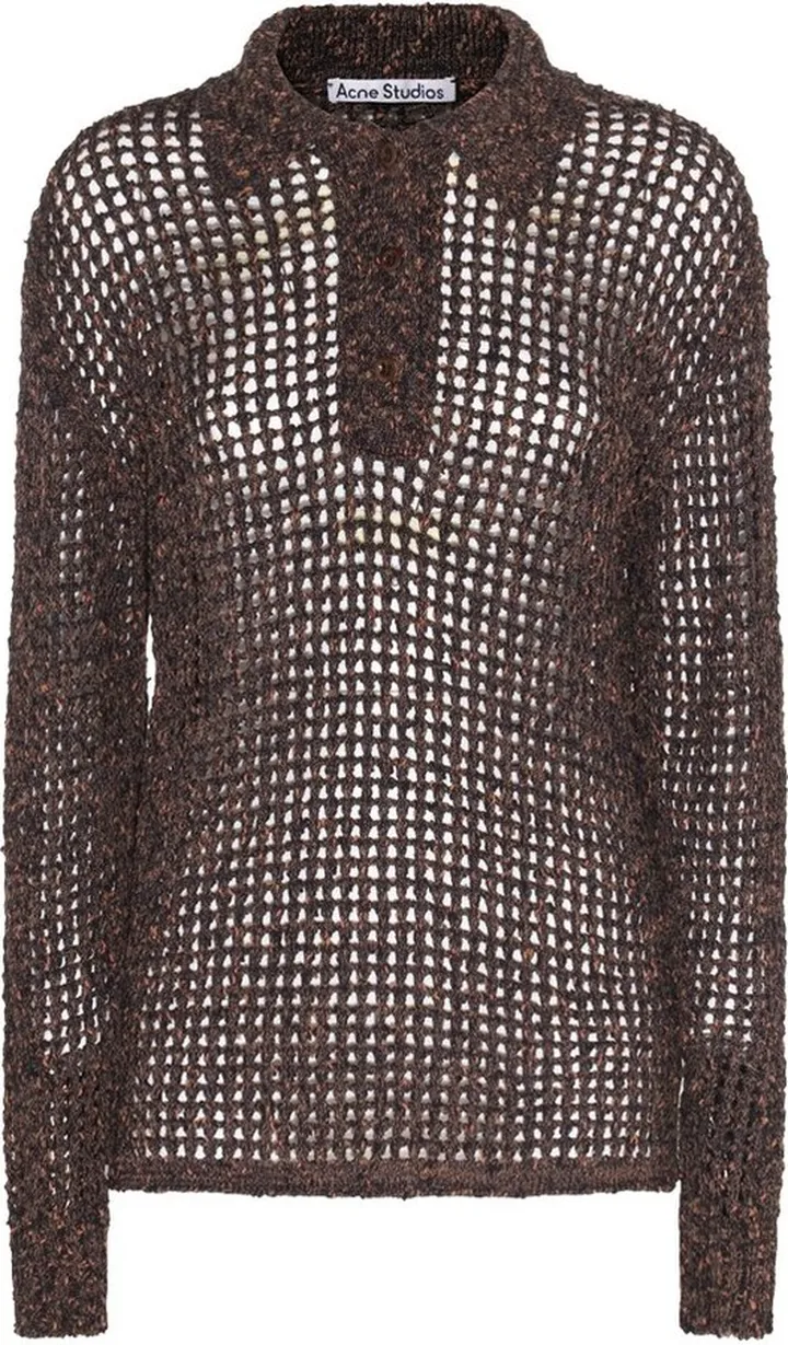 Acne Studios Knitted Polo Shirt