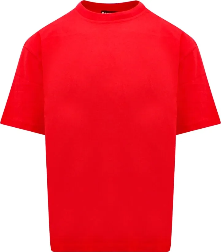Sustainable cotton t-shirt with embroidered logo