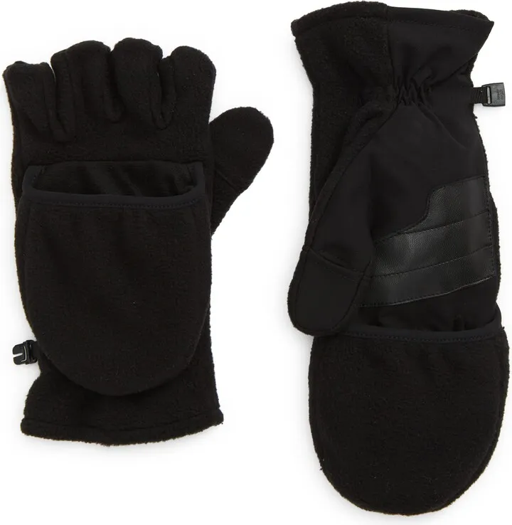 Men's Fleece Flip Mittens