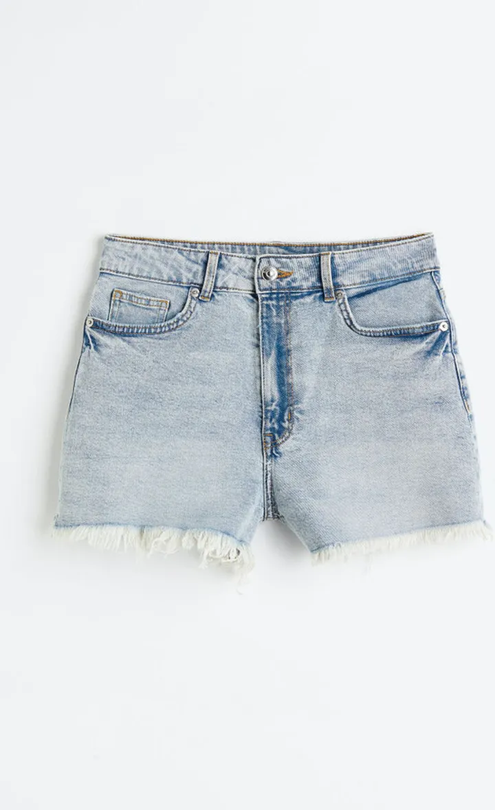 High Waist Denim Shorts