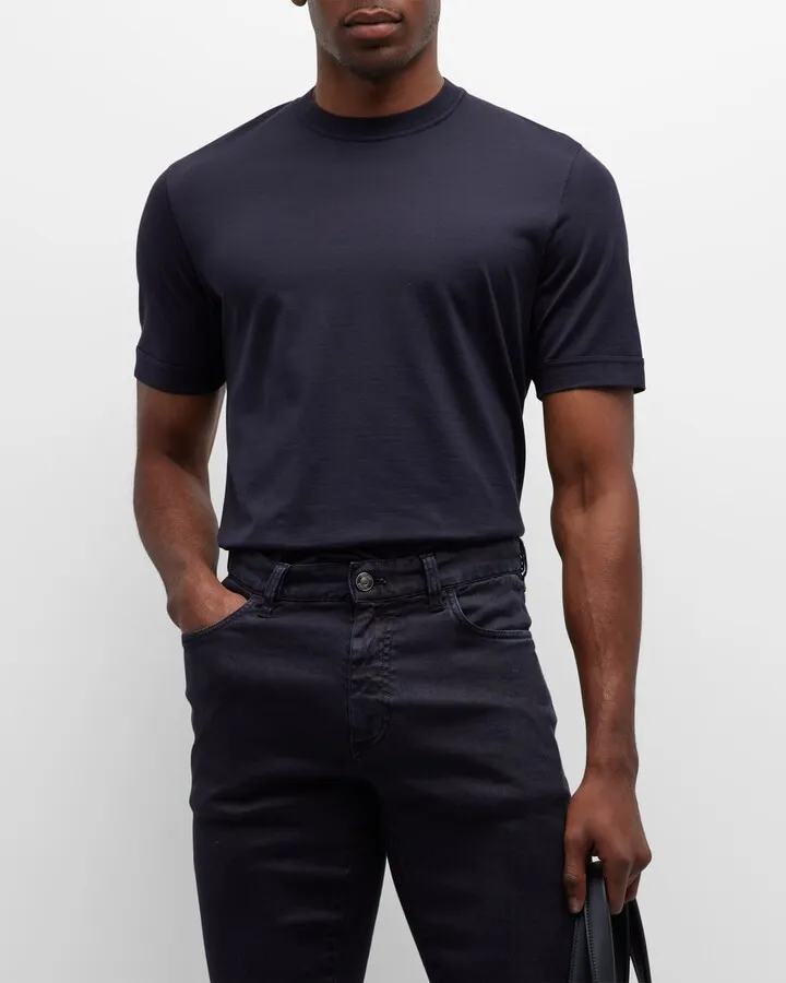 Men's Leggerissimo Silk-Cotton T-Shirt