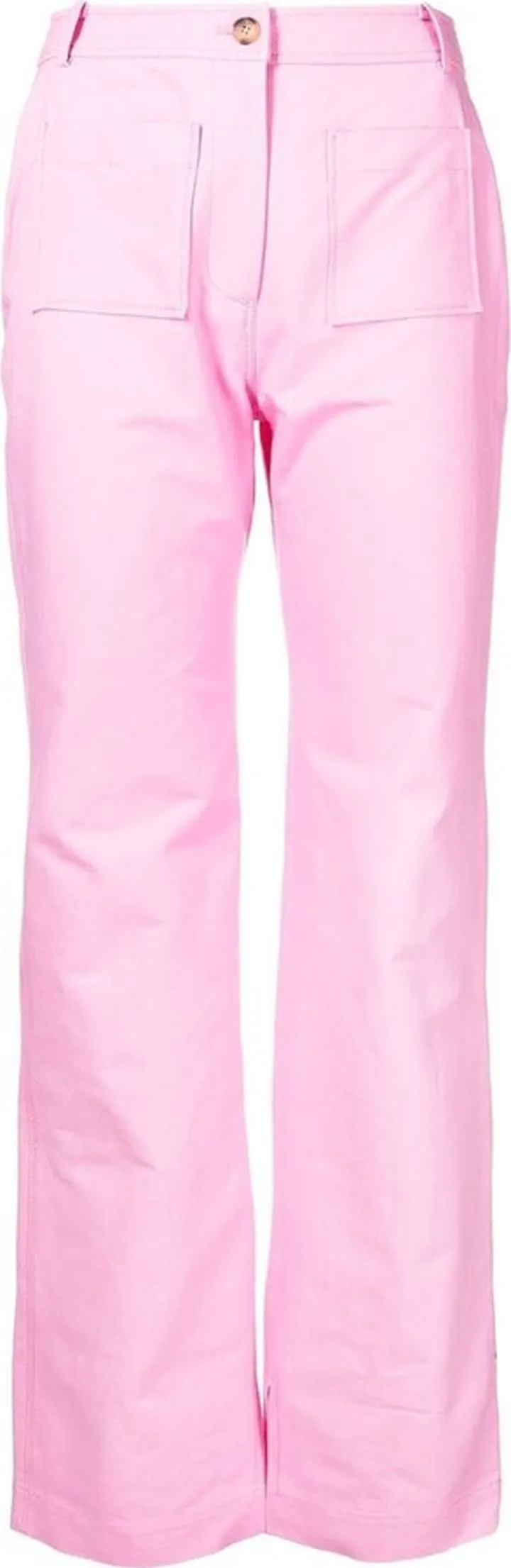 Ellis organic-cotton straight trousers