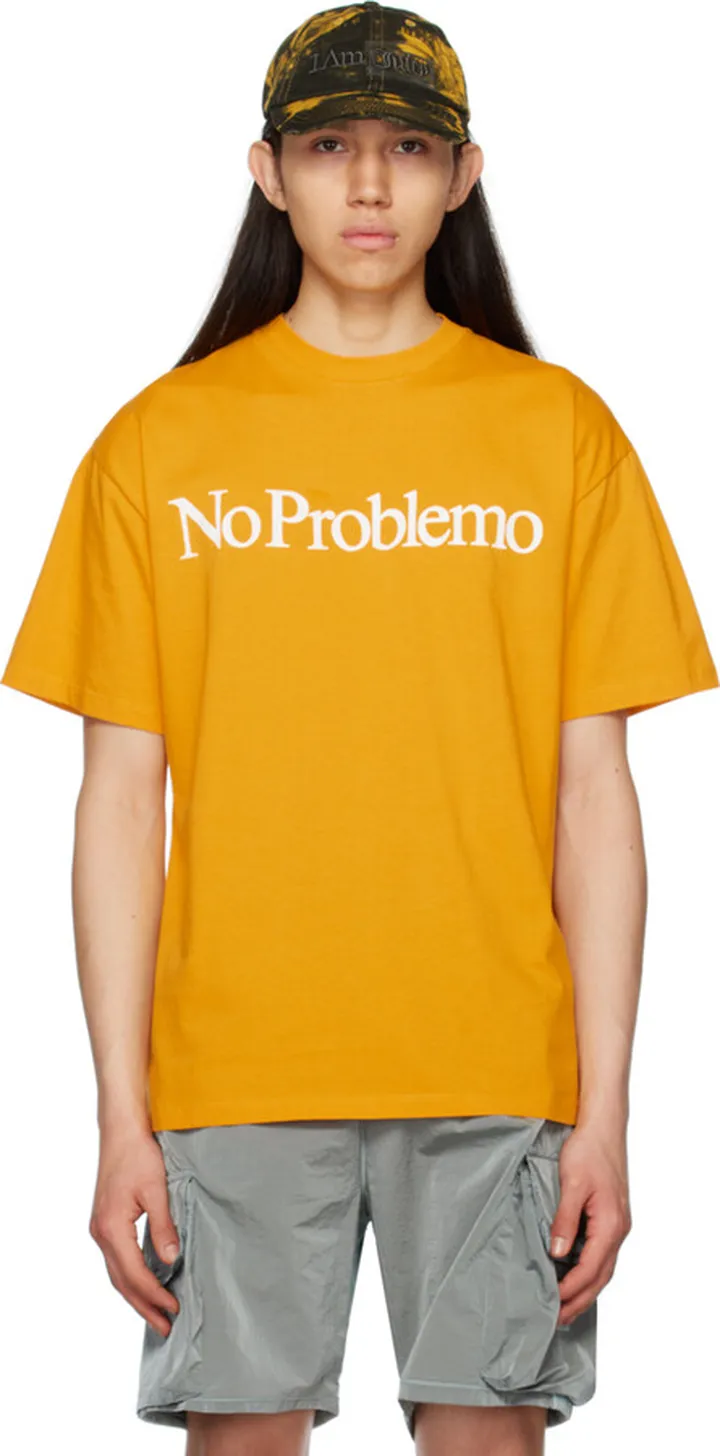 Aries Yellow 'No Problemo' T-Shirt