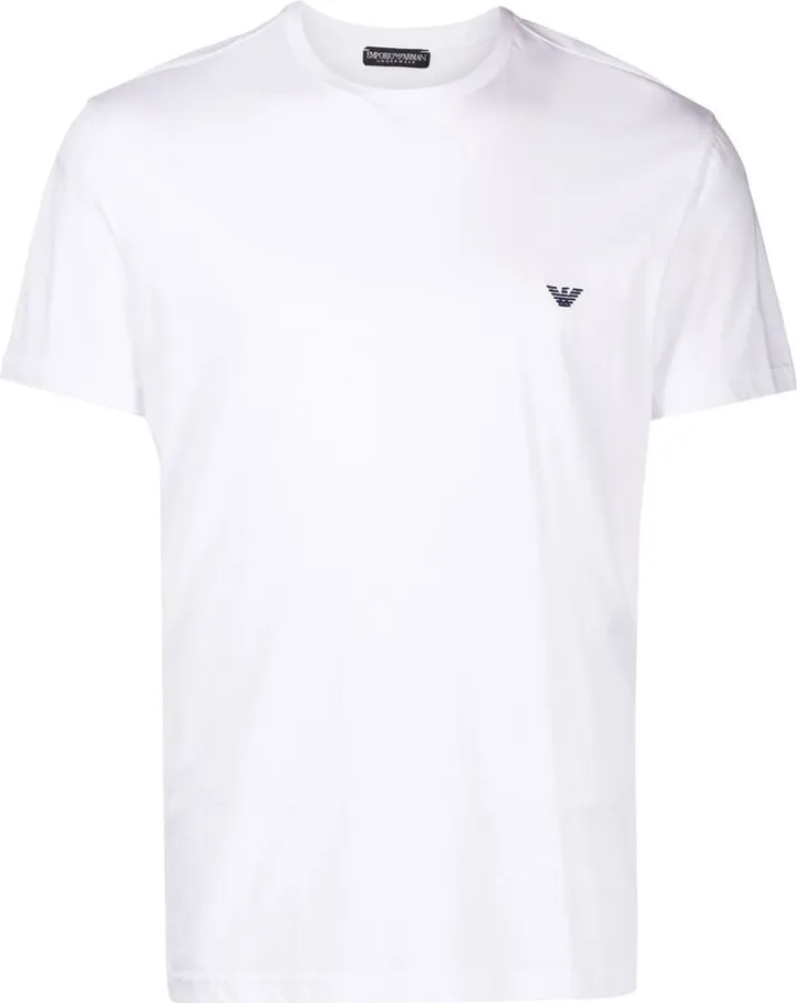 logo-embroidered crew-neck T-shirt