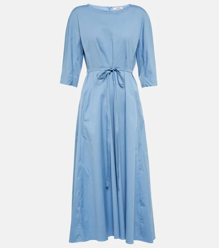 Sonia cotton-blend midi dress