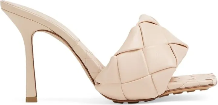 Bottega Veneta Quilted Leather Lido Mules 90