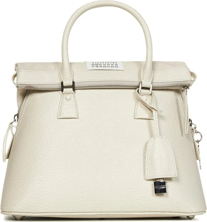 Maison Margiela Logo Patch Zipped Tote Bag