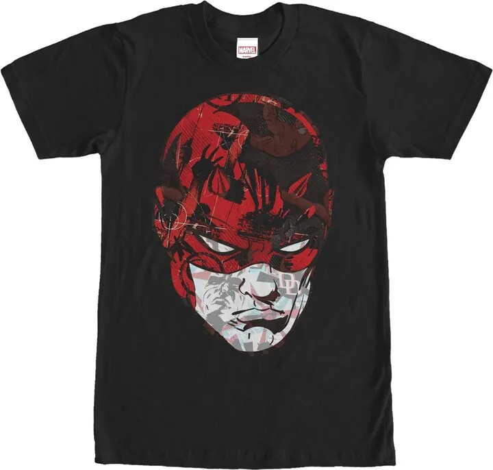 Men's Marvel Daredevil Portrait T-Shirt - Black - Medium