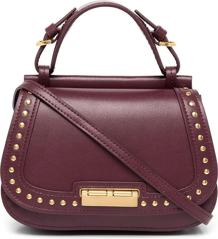 Chantelle studded saddle bag
