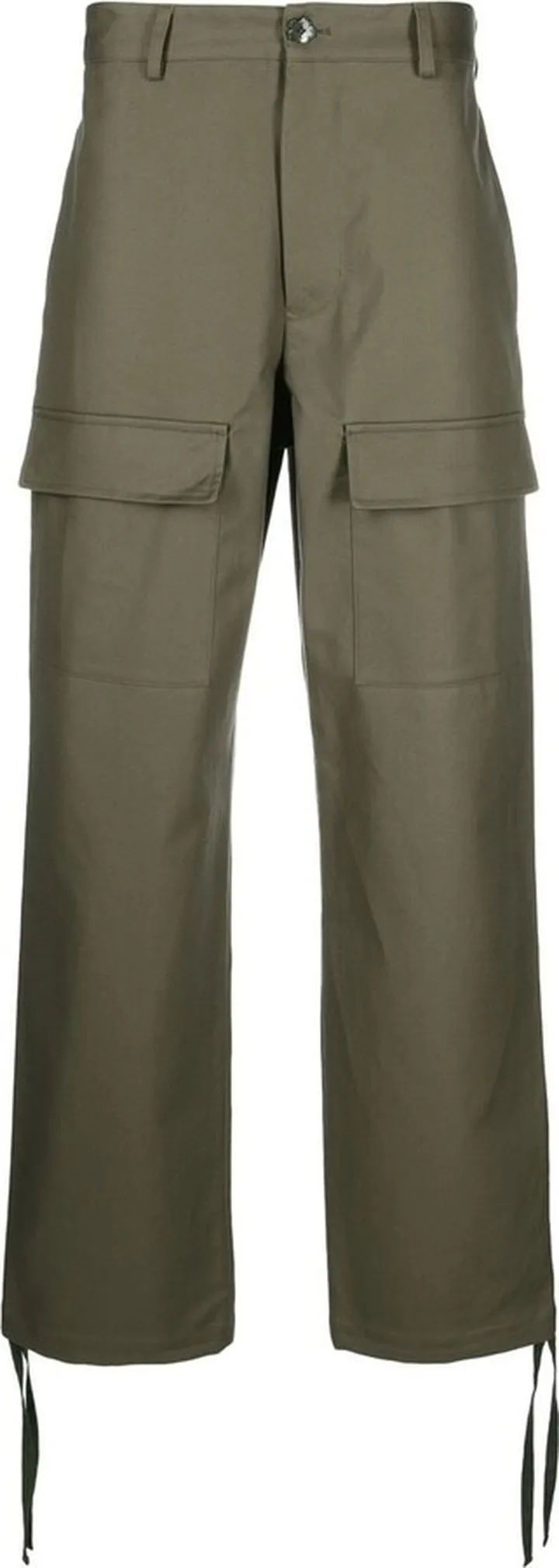 Straight-Leg Cargo Trousers