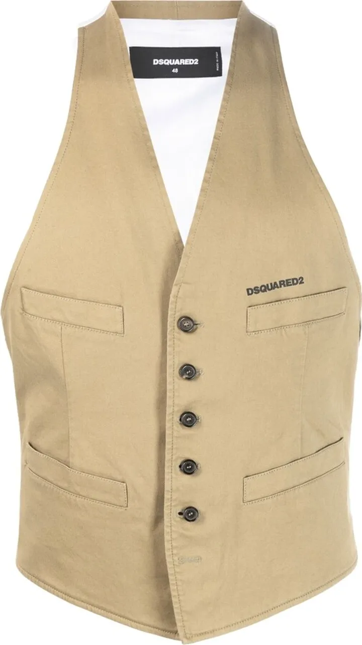 Two-Tone Cotton Waistcoat