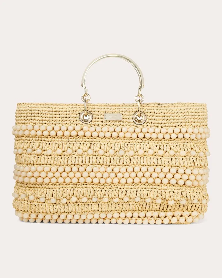 Large Beaded Bon Bon Tote Bag