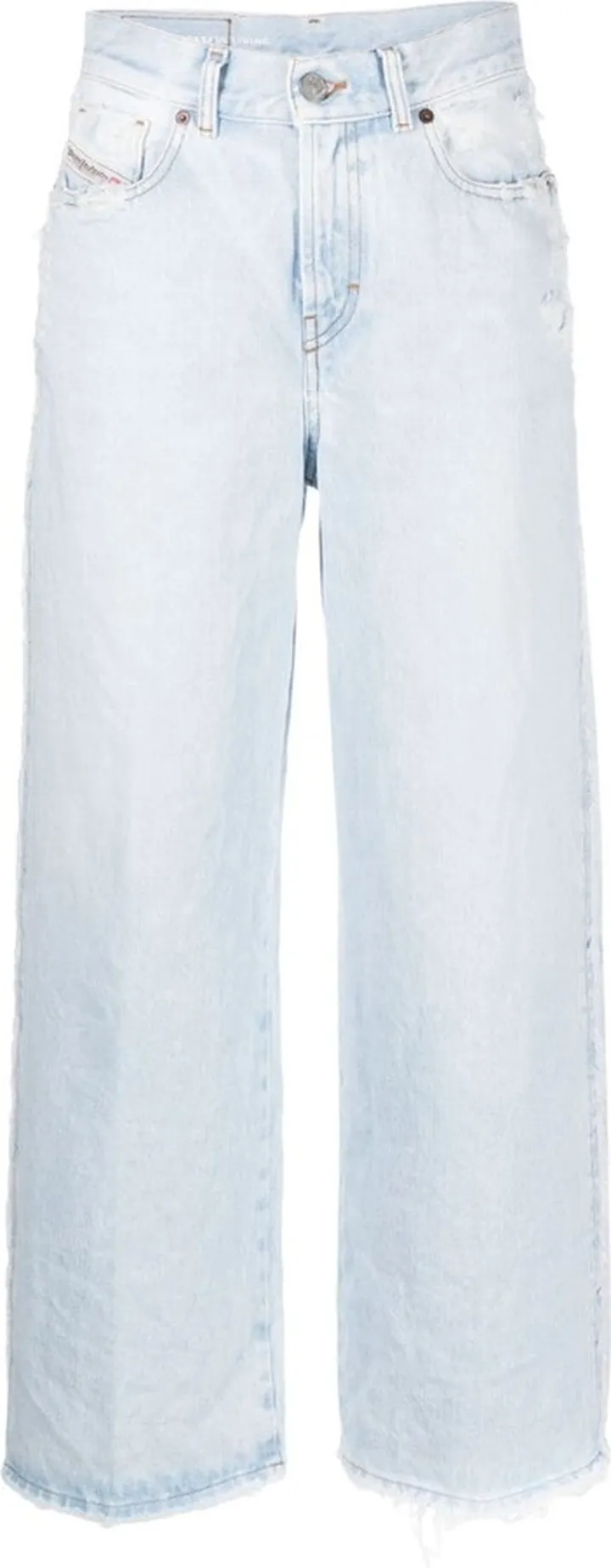 Cropped Wide-Leg Jeans