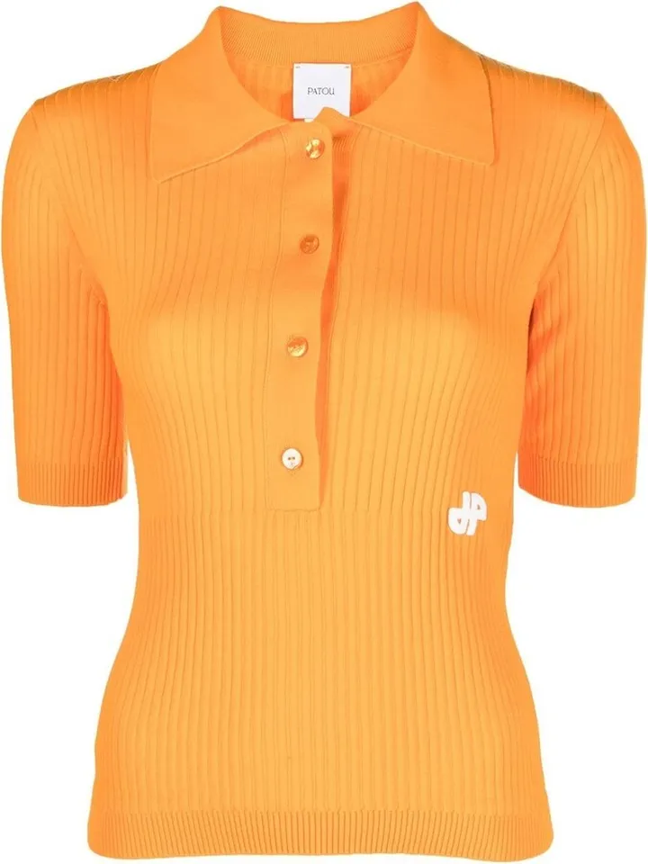 Knitted Polo Top