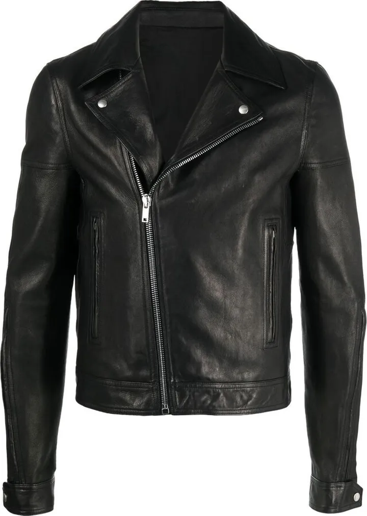 Black Dracubiker Leather Jacket