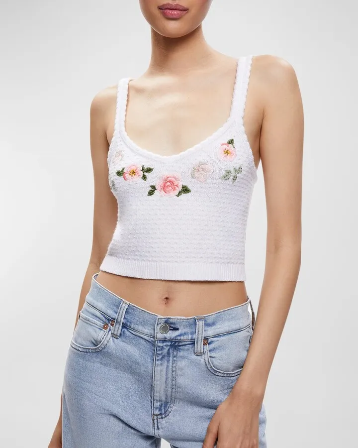 Brigida Embroidered Tank Top