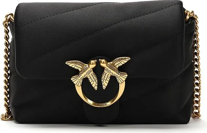 Pinko Love Baby Puff Chain Linked Crossbody Bag
