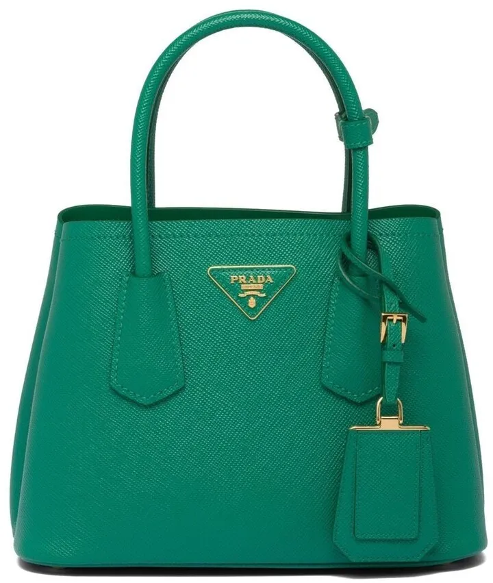Double Saffiano leather tote bag