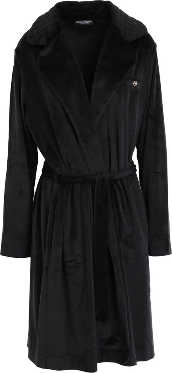 Dressing Gown Or Bathrobe Black