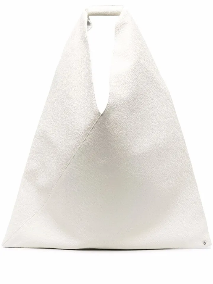 Pebbled-Texture Tote Bag