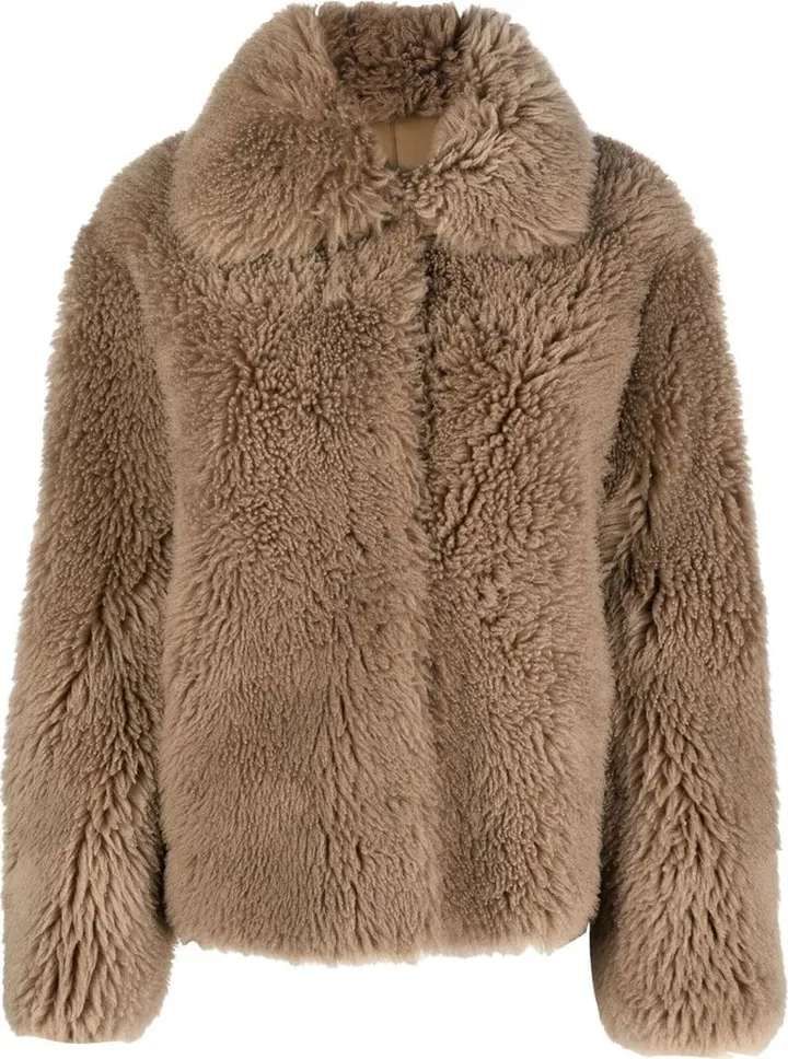 Long-Haired Woven Wool Jacket