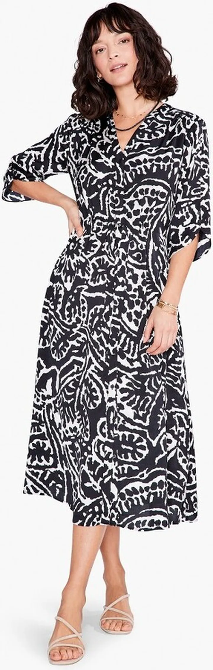 Onyx Stamp Dress