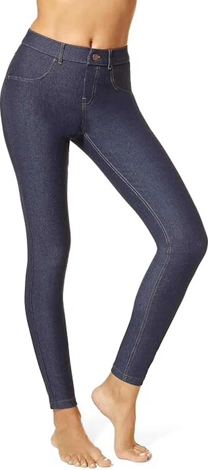 HUE Essential Denim Leggings (Deep Indigo Wash) Women's Jeans