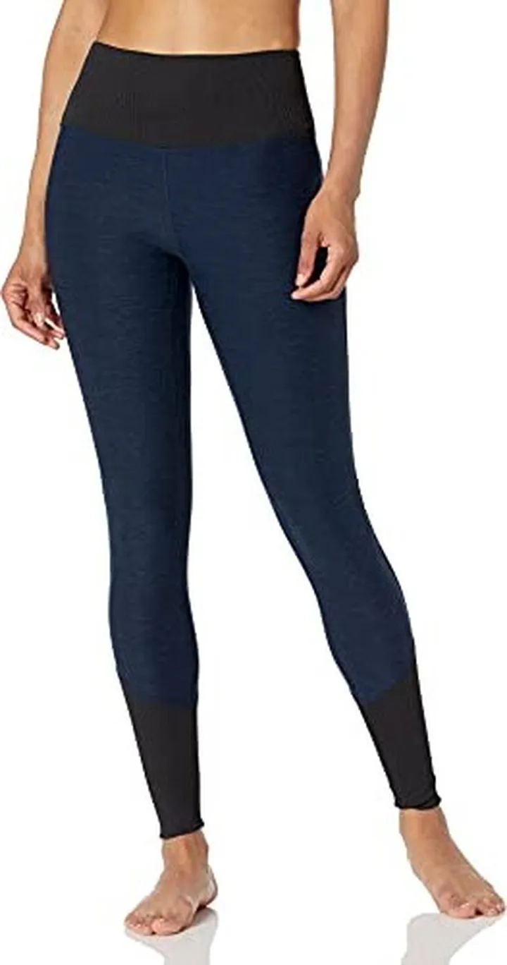 Core 10 Women's High-Waisted Yoga Legging with Ribbed Cuffs