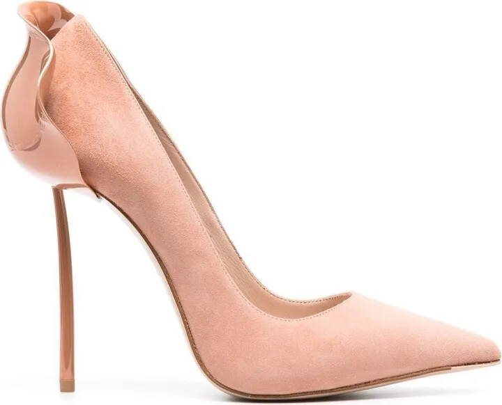 Petalo 100mm suede pumps