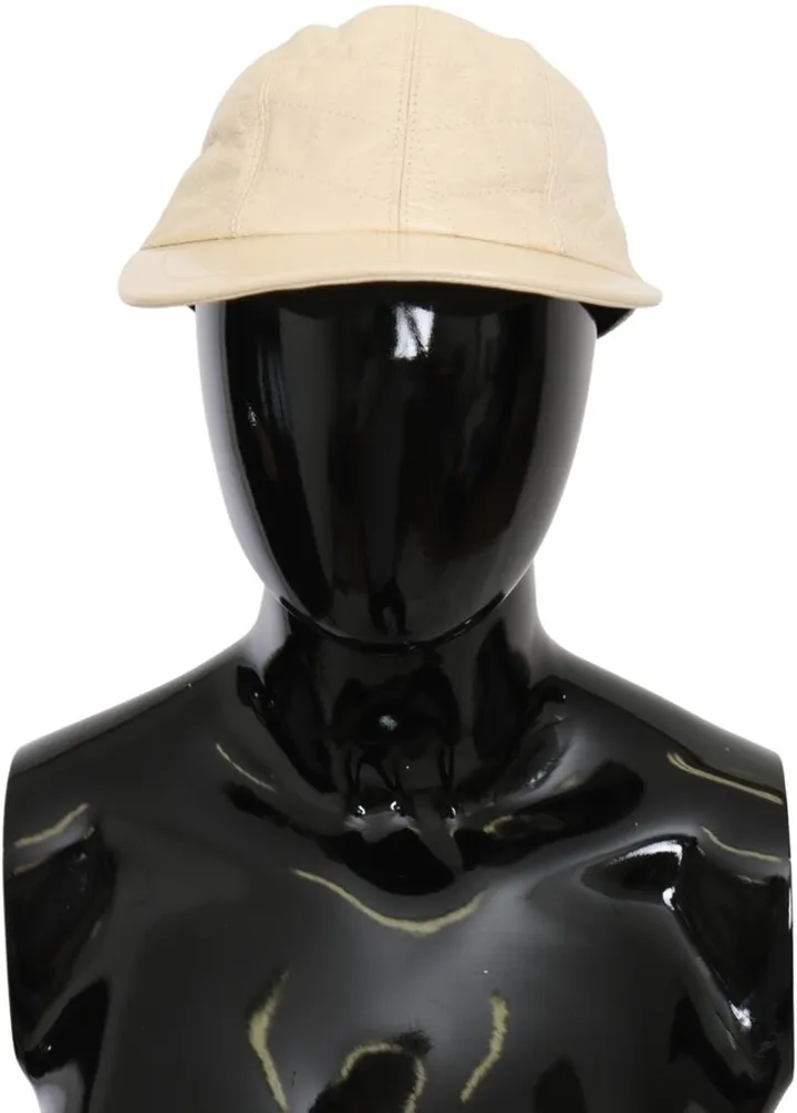 Dolce & Gabbana Lamb Skin 100% Leather Baseball Men's Hat
