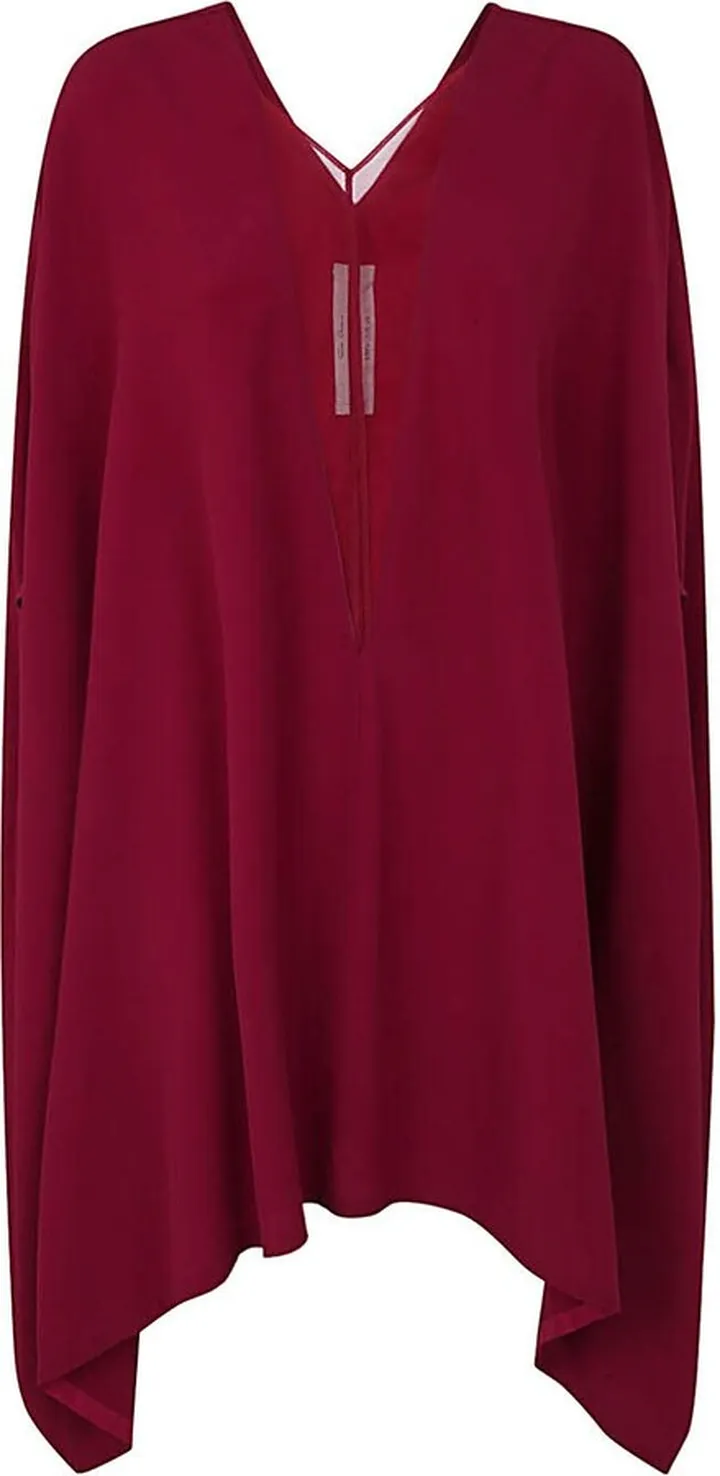 Tulle V-neck Babel Kaftan Tunic