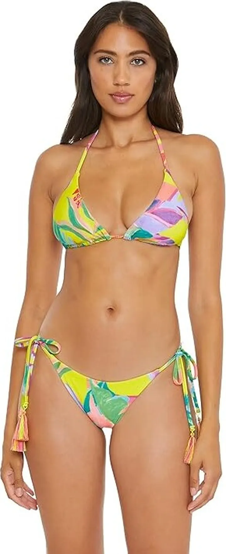 BECCA by Rebecca Virtue Costa Bella Demi Reversible Tie Side Bottoms (Multi) Women's Swimwear