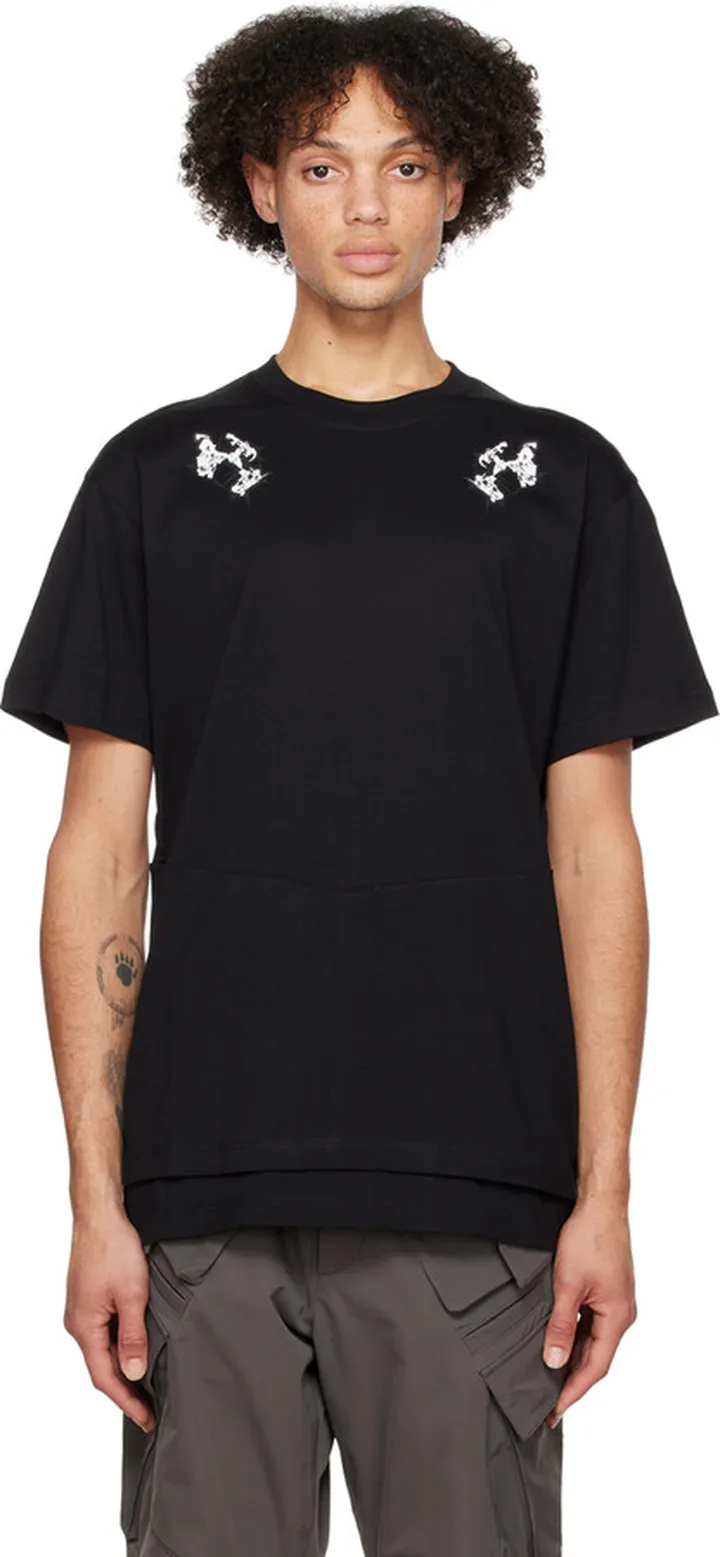 ACRONYM Black Layered T-Shirt