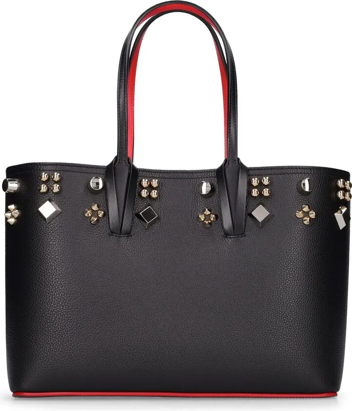 Small Cabata spiked leather tote bag